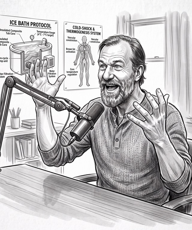 Wim Hof portrait