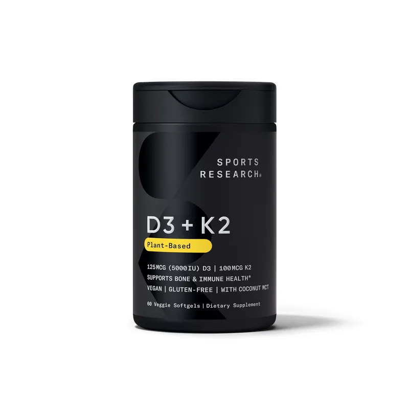 Sports Research Vitamin D3 + K2 (MK-7)